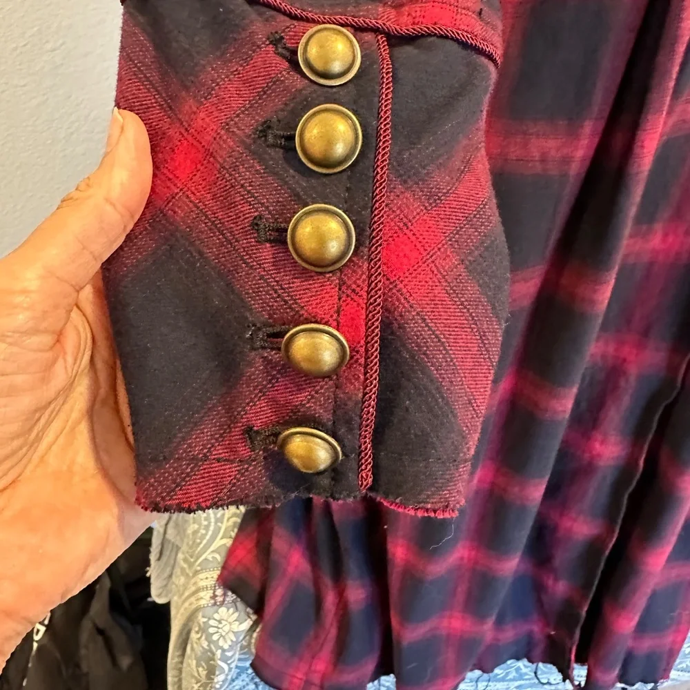 FREE PEOPLE, WE THE FREE ODESSA MARCHING BAND DUSTER.